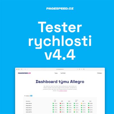 PageSpeed.cz Monitoring Version 4.4